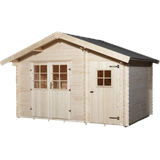 Weka Gartenhaus 253 3,7 x 2 m natur