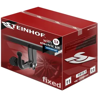 NEU Anhängerkupplung AHK Steinhof starr für BMW X1 E84 2009-2015 mit 13-polig Universal-Elektrosatz, B-053@WH2SG13