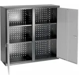 Adb - Wandschrank 100x30x100cm Hängeschrank Werkstattschrank Werkzeugschrank