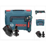 Bosch Professional GWB 12V-10 Akku Winkelbohrmaschine 12 V + 2x Akku 6,0 Ah + Ladegerät + L-Boxx