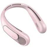 Dnenellr Nackenventilator 6000mAh Akku, Tragbarer Blattloser Halsventilator, 4 Geschwindigkeitsstufen, USB-aufladbar, Lange Akkulaufzeit, Ventilator für Reisen, Büro, Outdoor