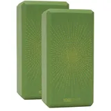 Yogistar Yogablock 2er Set Basic Art Collection Sparkling Sunray kiwi