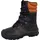 Car-Mel-Shoes Forstschutz-Lederstiefel S2 schwarz-orange