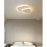 QAZPLM Moderne LED Deckenleuchte Dimmbares LED Deckenlampe mit Fernbedienun Wohnzimmer Weiße Acryl Deckenleuchte für Wohnzimmer,Schlafzimmer, Büro...