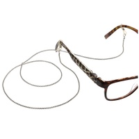 Silberkettenstore Brillenkette Brillenkette No. 6 - 925 Silber, Länge wählbar von 65-100cm silberfarben 80.0 cm