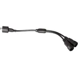 GROJA Y-Verteiler IP67 20 cm Schwarz