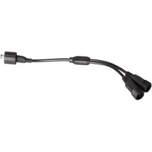 GROJA Y-Verteiler IP67 20 cm Schwarz