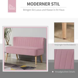 Homcom 2-Sitzer Sofa 117 x 56,5 x 77 cm