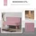 Homcom 2-Sitzer Sofa 117 x 56,5 x 77 cm