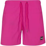 URBAN CLASSICS Badeshorts Urban Classics Block Neonpink 3XL