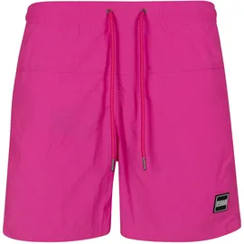 URBAN CLASSICS Badeshorts Urban Classics Block Neonpink 3XL