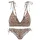 Buffalo Triangel-Bikini Damen braun bedruckt Gr.32 Cup A/B