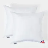 Homescapes Kissenbezug 80 x 80 cm Weiss