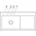 Villeroy & Boch Subway Style 60 links ivory + Handbetätigung