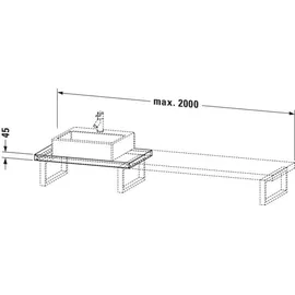 Duravit DuraStyle Konsole DS100C09191#80,