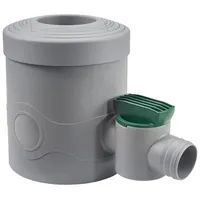 GARANTIA Regensammler dn 68-100 mit Hahn grau inkl. Filtereinsatz