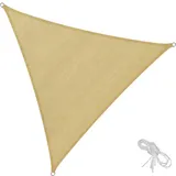 Tectake Sonnensegel, beige