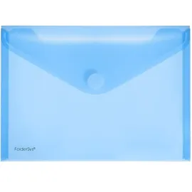FolderSys PP-Umschlag A5quer blau transparent