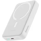 Baseus Magnetic Mini Wireless Fast Charger 10000 mAh, 30 W, Typ-C-zu-Typ-C-Kabel, 30 cm, Weiß