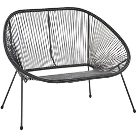 Beliani Acapulco 114 x 0 x 0 cm Schwarz