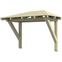 SKANHOLZ Vordach Wismar 258 x 126 cm natur