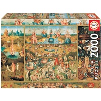 Educa Puzzle 2000 Teile für Erwachsene | Der Garten der Lüste, 2000 Teile Puzzle für Erwachsene und Kinder ab 14 Jahren, Hieronymus Bosch (18505)