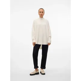 Vero Moda VMPLAZA LS HIGHNECK Long Pullover Beige M