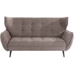 2-Sitzer LEONIQUE "Ariana", grau (taupe), B:191cm, 90% Polyester 10% Polyamid, Sofas
