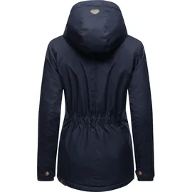 Ragwear Winterjacke "Monade", Damen, Gr. XXL (44), blau (marine), Obermaterial: 65% Polyester, 35% Baumwolle. Futter: 100% Polyester.