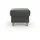 Home Affaire Polsterhocker Palmera Luxus-Microfaser 58 x 48 x 58 cm Grau