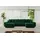 altdecor Wohnlandschaft, ENIL-U 401x189x68 Dunkelgrün Velours
