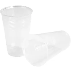 500 Becher Plastikbecher Kunststoff klar transparent, 0,5l, PP