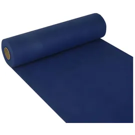 Papstar Starpak Tischläufer, stoffähnlich, Vlies "soft selection" 24 m x 40 cm dunkelblau