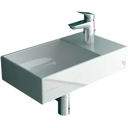 Alpenberger Keramik Waschbecken klein Gäste WC Lösung I Waschplatz Keramikbecken Badezimmer 45cm