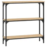 vidaXL Konsolentisch Sonoma-Eiche 75x22,5x75 cm Holzwerkstoff