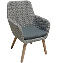 Gravidus Gartenstuhl 70 x 68 x 96 cm grau 2 St.