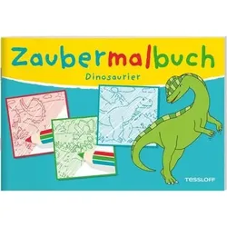 TESSLOFF 378864178 Zaubermalbuch Dinosaurier