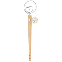 Birkmann Teigrührer & L 34 cm - Holzgriff - Edelstahlspulen