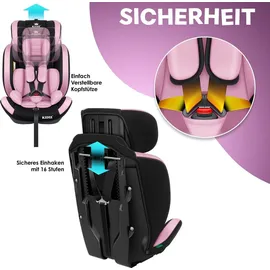 Kidiz Autokindersitz Gruppe 1+2+3 9-36 kg Schwarz