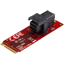 Startech StarTech.com U.2 (SFF-8643) auf M.2 PCI Express 3.0 x4 Adapterkarte für 2,5" U.2 NVMe SSD - M2 PCIe Adapter - U.2 Laufwerksadapter