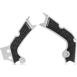 Acerbis 0022386 Honda, Protecteur de cadre X-Grip - Blanc