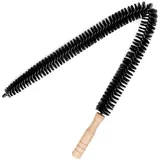 Heizkörperbürste Heizkörper Reinigungsbürste Mit Langen, Langer Griff Und Flexible,Dünnen Borsten Zum Reinigen Von Trocknern, Kühlschränken Und Waschmaschinen,Länge Ca. 70 cm, Schwarz
