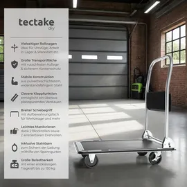 Tectake tectake® Plattformwagen Ladefläche 73 x 47 cm