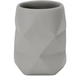 Zahnputzbecher CRACKLE - silber