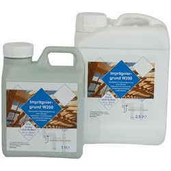 Imprägniergrund W200 – transparenter Holzschutz für außen, vorbeugend gegen Bläue & Fäulnis, 1,0 / 2,5 L, für Zäune, Gartenmöbel & Fassaden