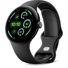 Google Pixel Watch 3 45 mm Bluetooth + LTE matte black Sportarmband obsidian