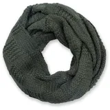 Stylebreaker Feinstrick Loop Schal Patentmuster, Oliv-Grün | Gr.: onesize