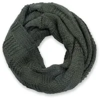 Stylebreaker Feinstrick Loop Schal Patentmuster, Oliv-Grün | Gr.: onesize