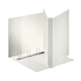 Esselte 55292 Individualisierbar Ringbuch A4 Maxi 230 Blatt Kapazität Polypropylen beschichteter Karton 4 Ringe, Weiß