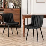 Esszimmerstühle 2er Set, Stühle Esszimmer Leder, Küchenstuhl Polsterstuhl bis...